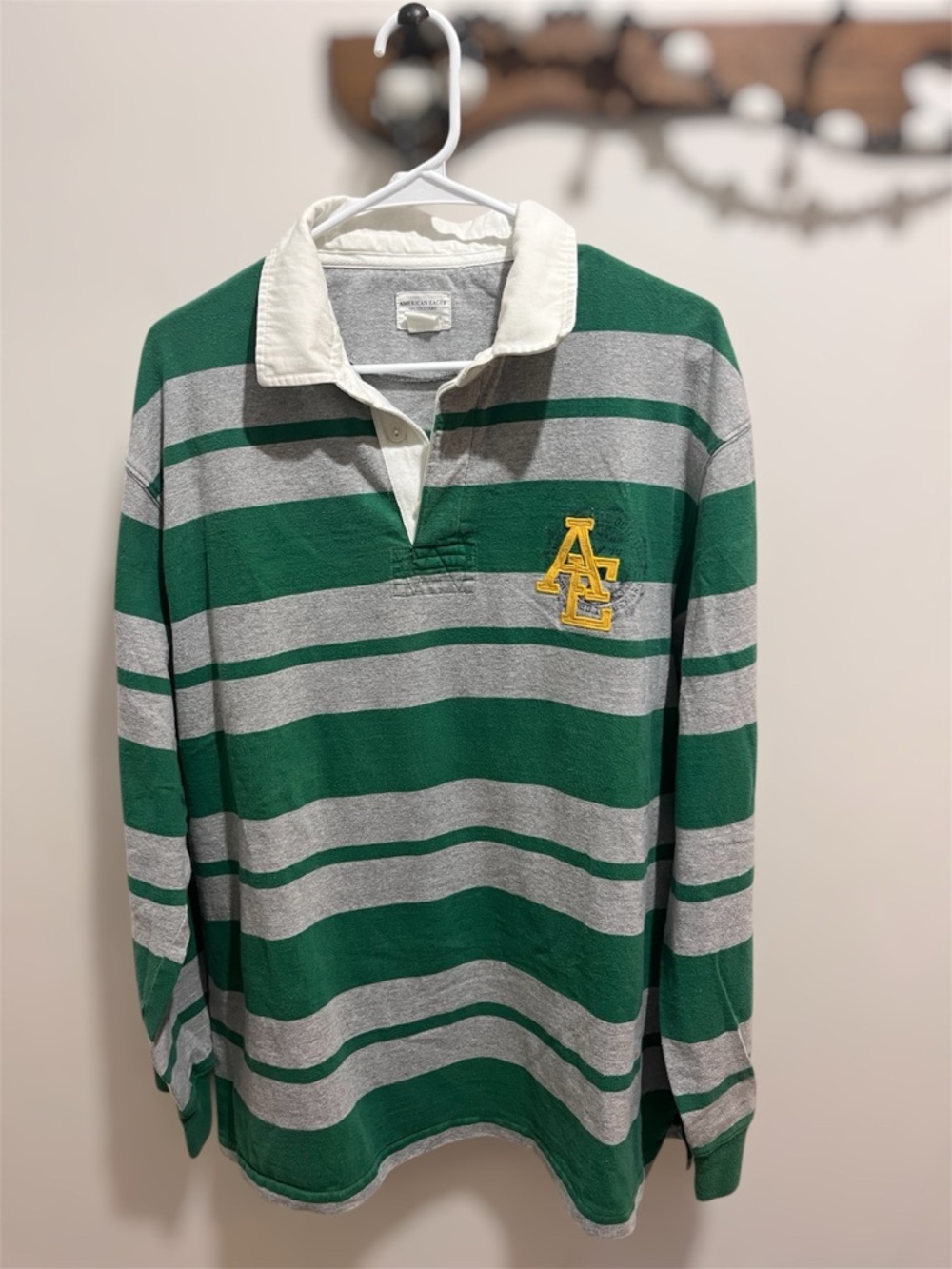 Y2K vintage American Eagle Outfitters Long Sleeve Polo Men’s